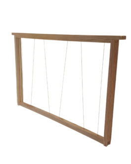 Cadre de corps Dadant monté et filé vertical inox