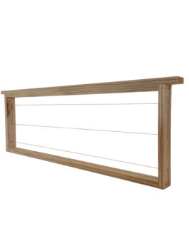 Cadre de hausse Dadant monté et filé horizontal inox