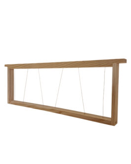 Cadre de hausse Dadant monté et filé vertical inox