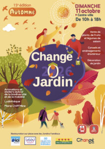 Lire la suite à propos de l’article 🌿Changé Ô Jardin Automne revient, pour sa 15ème édition, ce dimanche 11 octobre 2026 pour une journée dédiée au jardin et à la biodiversité.